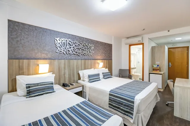 غرفة ديلوكس ثلاثية بسرير كوين وسرير فردي، Allia Gran Hotel Pampulha Suites 3/10