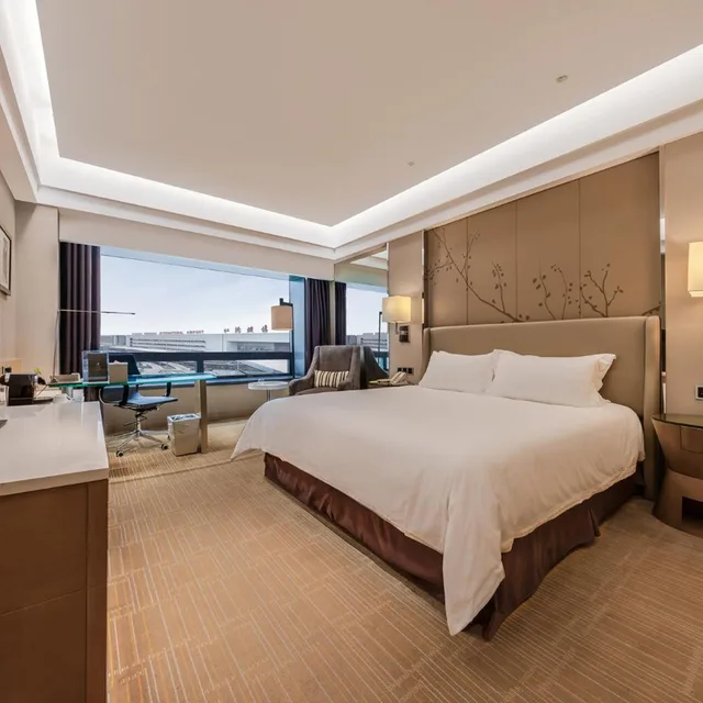 غرفة تنفيذية بسرير مزدوج، Shanghai Hongqiao Airport Boyue Hotel - AirChina 1/7