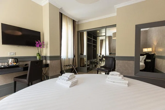 غرفة ديلوكس بسرير كينج، Hotel Castellino Roma 5/9