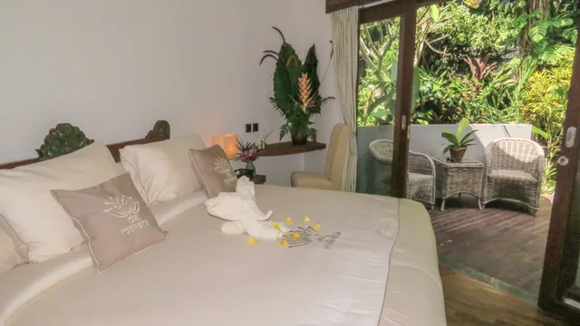 فيلا فاخرة بسرير كينج وسريرين منفصلين بغرفتي نوم، De Moksha Eco Friendly Boutique Resort & Restaurant 4/4