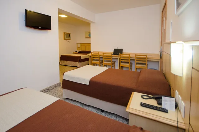 غرفة قياسية ثلاثية بثلاثة أسرّة، Hotel Monte Alegre 3/5