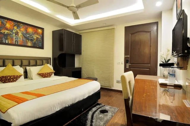 غرفة عائلية بسريرين كينج، Hotel Cabana Pahar Ganj 3/10