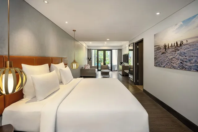 غرفة بريميوم ديلوكس بسرير كينج بإطلالة على الحديقة، Pullman Bali Legian Beach 1/7