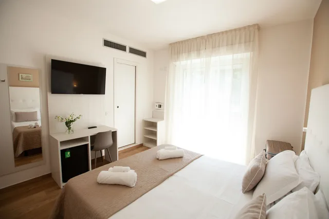 غرفة ديلوكس بسرير مزدوج بشرفة، Hotel Maestri 3/10