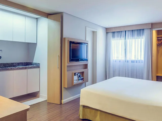 غرفة فاخرة بسرير كوين بمطبخ، Mercure Sao Paulo Nacoes Unidas 2/10