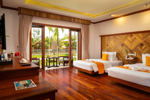 Style, Modern, Deluxe, Twin Beds, Pool View, Balcony، Khmer House Resort 2/4