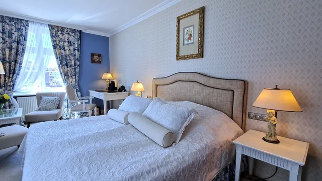 غرفة ديلوكس بسرير كوين بإطلالة على القناة، Hotel Podewils In Gdansk 6/10