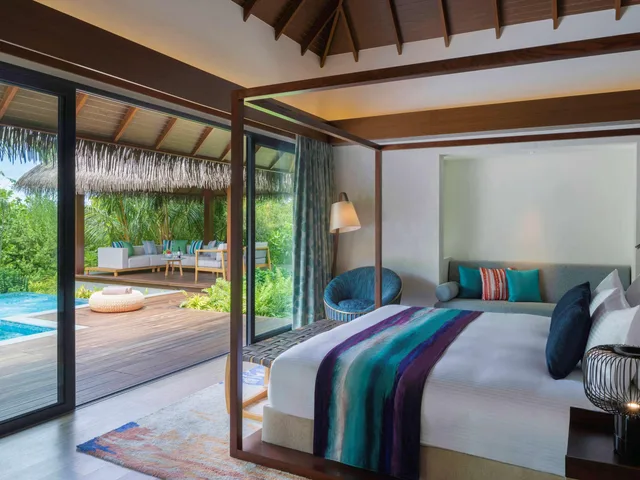 TWO BEDROOM BEACH POOL VILLA-Transfer Included, Pullman Maldives Maamutaa 2/5