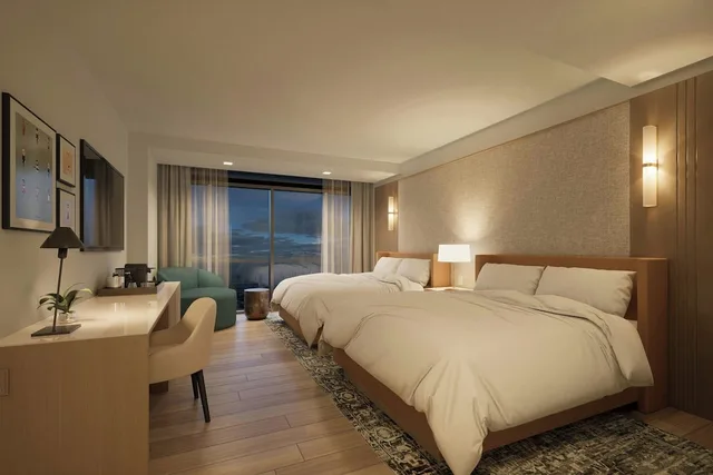 غرفة ديلوكس بسريرين كوين، JW Marriott Reston Station 4/8