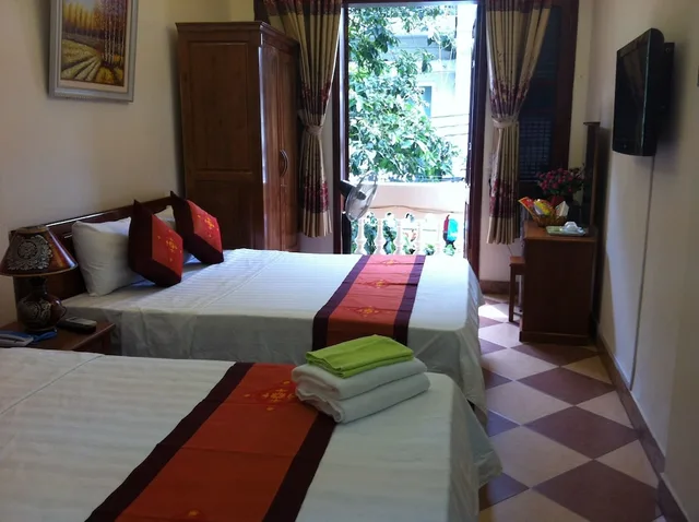 غرفة ديلوكس بسريرين منفصلين، Hanoi Evergreen Hotel 1/2