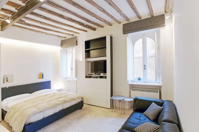 استوديو بسرير كوين، Oro - WR Apartments near Castel Sant Angelo 1/5