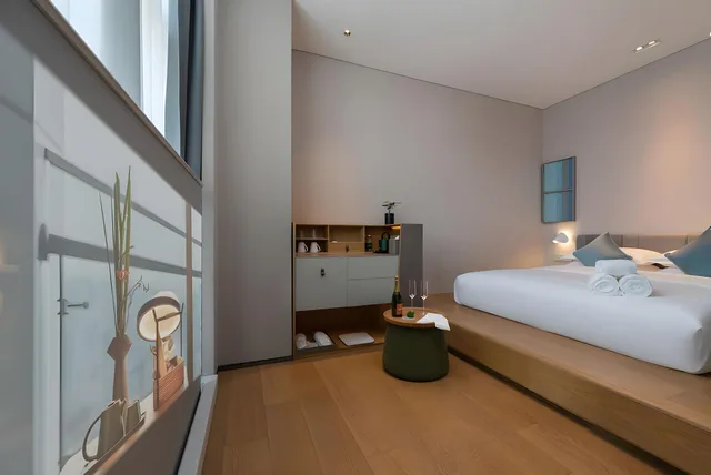 غرفة سيغنتشر بسريرين مزدوجين، Pagoda Hotel, Baoan,Qianhai, Shenzhen 1/1
