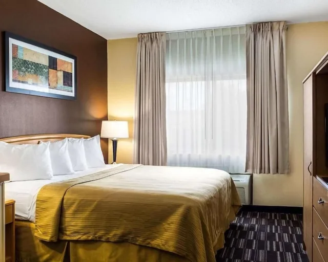 جناح بسرير كينج مع أريكة، Quality Suites Near West Acres 1/6