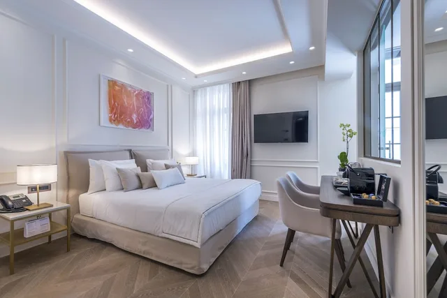 إقامة بسريرين منفصلين بشرفة في الملحق، The Residence Aiolou Suites & SPA 2/4
