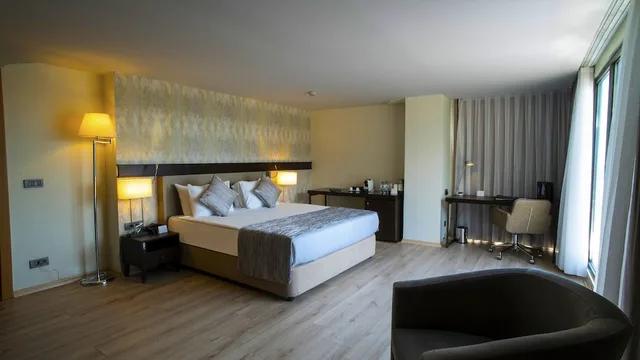 جناح ركني بسرير كينج بشرفة، Port Bosphorus Hotel 1/3