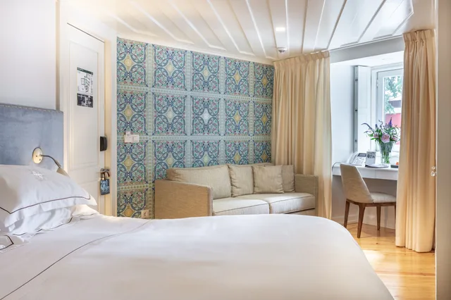 غرفة صغيرة بسريرين مزدوجين، SANTIAGO DE ALFAMA - BOUTIQUE HOTEL 1/4