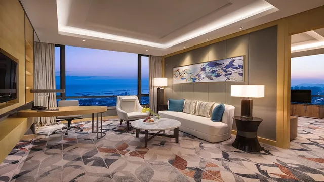 جناح بسرير كينج بإطلالة على البحيرة بغرفة نوم واحدة، HOLIDAY INN SUZHOU TAIHU LAKE 2/3