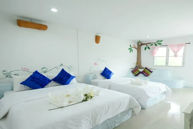 غرفة عائلية بسرير مزدوج وسرير فردي، Khun Khao Tamnan Prai Resort 6/10