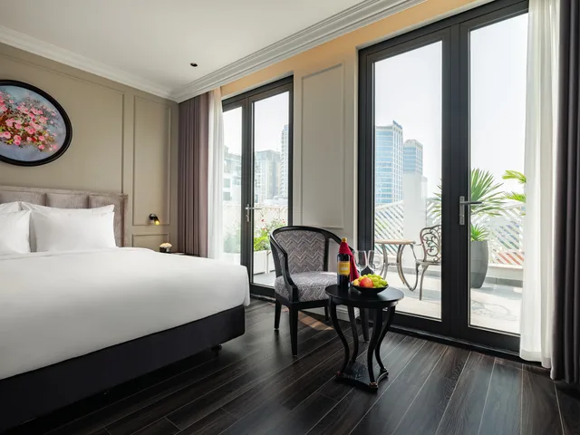 غرفة بسرير مزدوج بشرفة، T Boutique Hotel 2/4