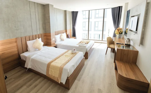 غرفة ديلوكس بسريرين منفصلين، Prague Nha Trang Hotel 6/7