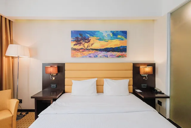 غرفة قياسية بسريرين منفصلين بغرفة نوم واحدة مفردة بسرير كينج، Comfort Hotel Astana 3/10
