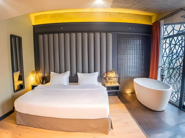 غرفة رئاسية فاخرة بسرير مزدوج، Sandali Metekhi Boutique hotel 2/2