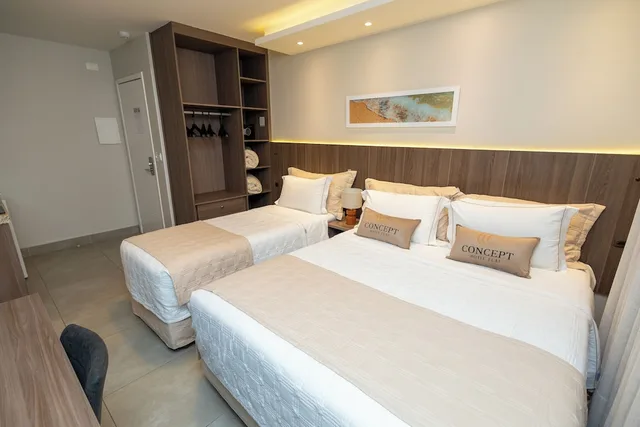 غرفة قياسية ثلاثية بسرير مزدوج وسرير فردي، Concept Hotel Flat 2/10