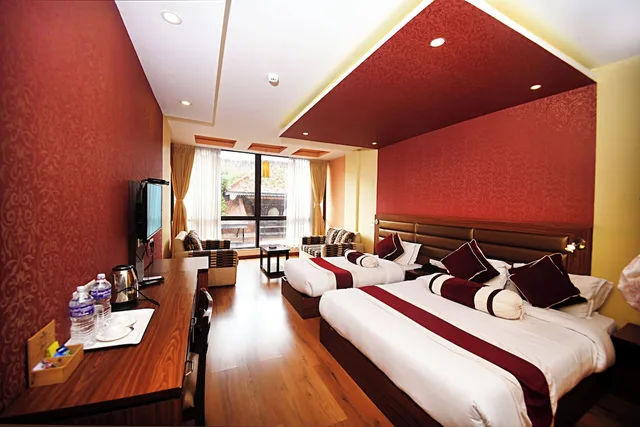 غرفة بريميوم بسريرين منفصلين بإطلالة على الجبل لذوي الإعاقة، The Address Kathmandu Hotel Pvt.Ltd 2/8