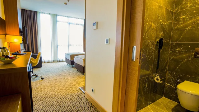 غرفة ديلوكس بسرير مزدوج بإطلالة على المدينة، Aselia Hotel Trabzon 4/5