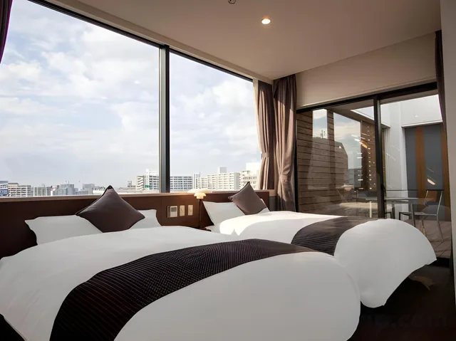 غرفة سوبيريور بسريرين مزدوجين، Hotel New Gaea Kamigofuku 2/2