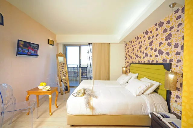 استوديو تنفيذي بإطلالة على البحر، Steris Elegant Beach Hotel 1/8