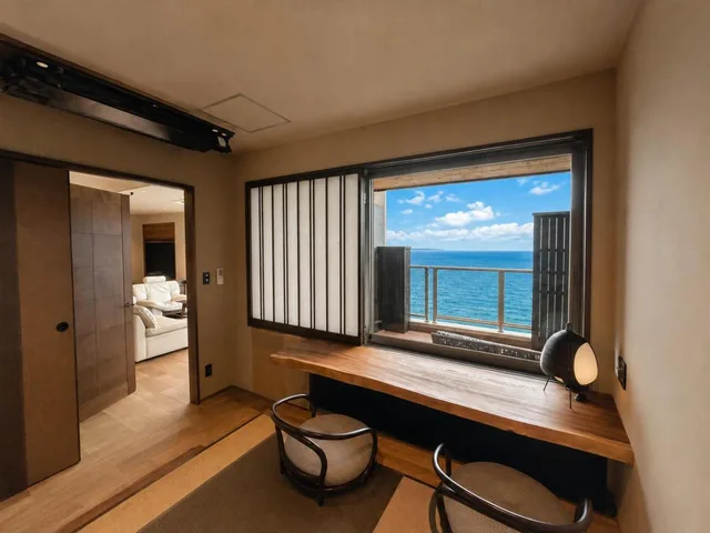 غرفة بسرير مزدوج مع سرير إضافي، Amane Resort Seikai 3/3