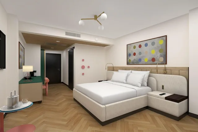 غرفة بسرير كوين لذوي الإعاقة، Hilton Miami Beach 2/2
