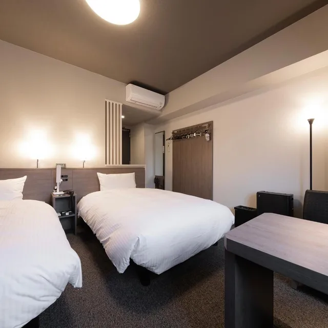 غرفة كومفورت بسريرين منفصلين في الملحق، Hotel Route-Inn Nagahama Inter 1/4