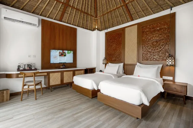 فيلا بغرفتي نوم بمسبح خاص، Nirwana Beach And Resort 4/10
