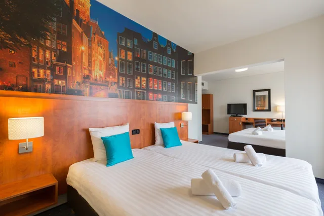 جناح عائلي بسريرين مزدوجين، Westlake Hotels Amsterdam 3/10