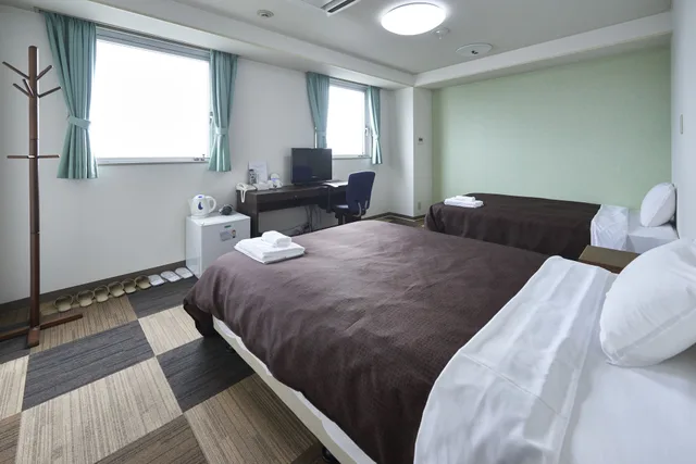غرفة قياسية بسريرين منفصلين لغير المدخنين، Hotel Select Inn Saitama Moroyama 1/3