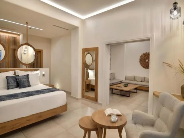 جناح بسرير كوين مع أريكة بمسبح خاص، Anax Resort and Spa 4/9