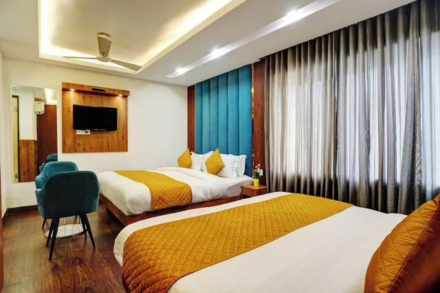 غرفة عائلية بسريرين كينج، Hotel Cabana Pahar Ganj 5/10