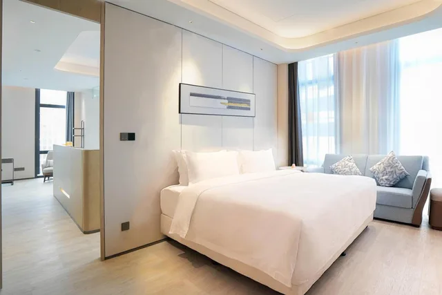 جناح عائلي بسرير كينج بغرفتي نوم، Wyndham Handan Congtai 1/3