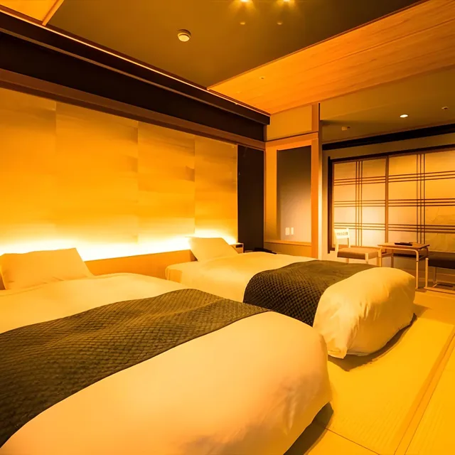 Japanese, Modern, Twin Beds, Modern Floor، Ito Kowakien 1/1