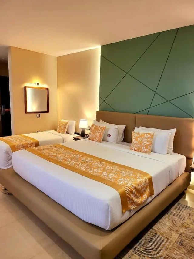 غرفة كومفورت ثلاثية بثلاثة أسرّة، Kingjada Hotel and Apartment 1/3