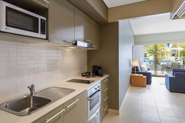 شقة بإطلالة على المسبح بـ3 غرف نوم، Oaks Hervey Bay Resort and Spa 7/7