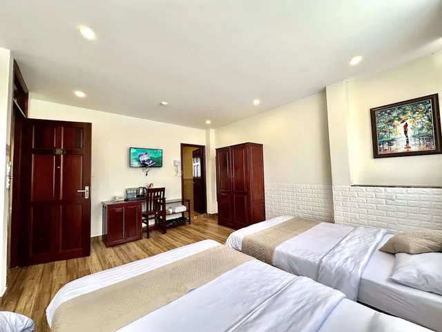 Deluxe, Quadruple, 2 Double Beds, Hill View، Nam Xuan Premium Hotel 6/10