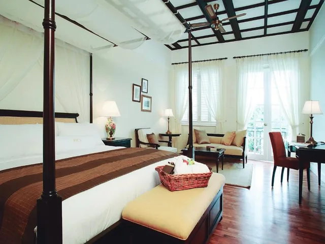 غرفة ديلوكس بسرير كينج بشرفة، CAMERON HIGHLANDS RESORT 3/4