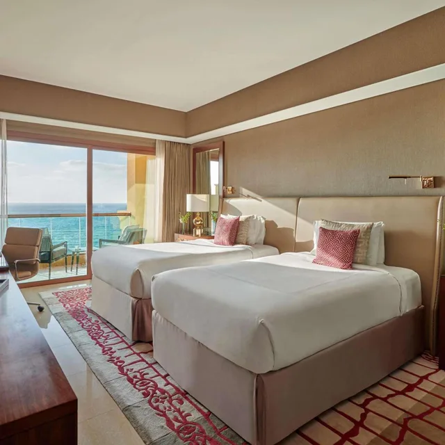 2 Bedrooms, Deluxe, Suite, King Bed, Fairmont Ajman 2/9