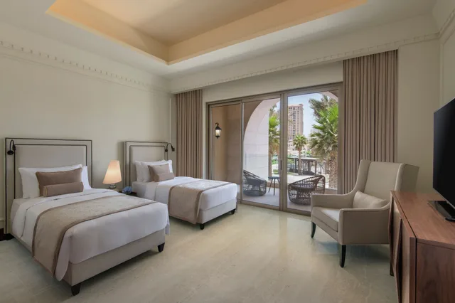 2 Bedrooms, Suite, 2 Double Beds, Pool Side, Patio, The St. Regis Marsa Arabia Island, The Pearl Qatar 1/10
