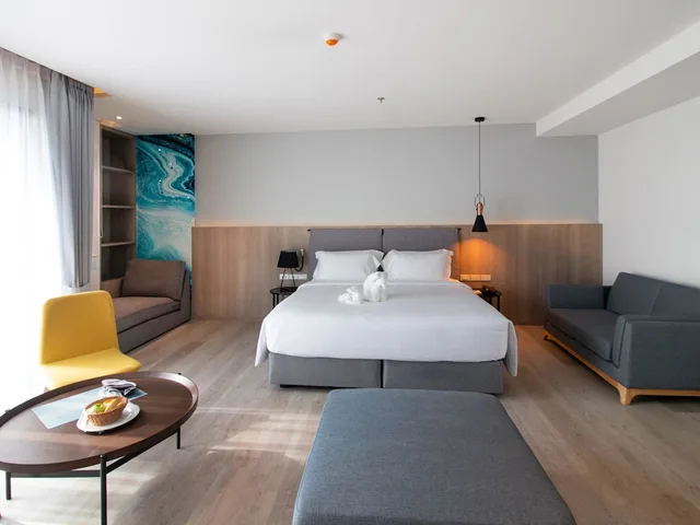 غرفة بريميير بسرير كوين، Fortune Saeng Chan Beach Rayong 3/6
