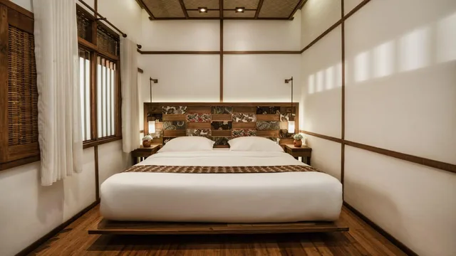 إقامة عائلية بسرير كوين وسريرين منفصلين، Dusun Bambu Resort 1/1