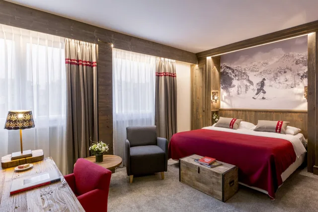 غرفة سوبيريور بسرير كوين، Hotel Edelweiss 2/5